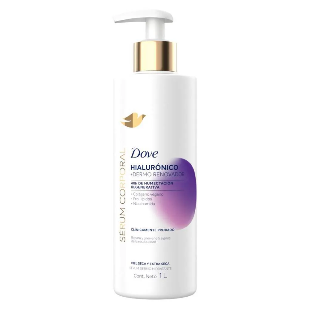 Sérum Corporal  Dove Hialurónico + Dermo Renovador 1000Ml