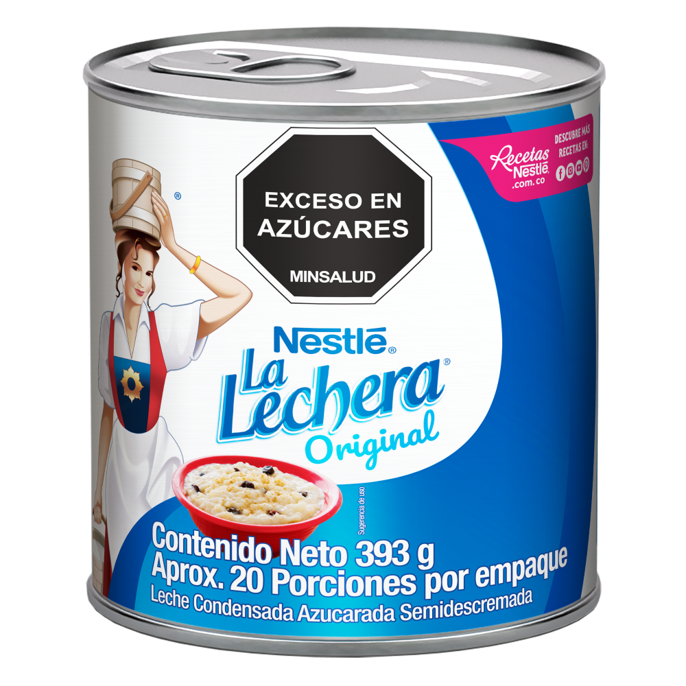 Leche Condensada La Lechera Lata 393Gr