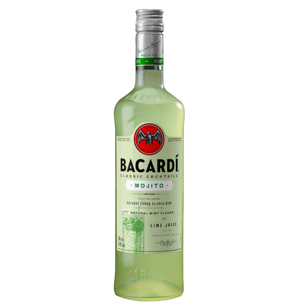 Cocktail Bacardí Mojito Botella 750Ml
