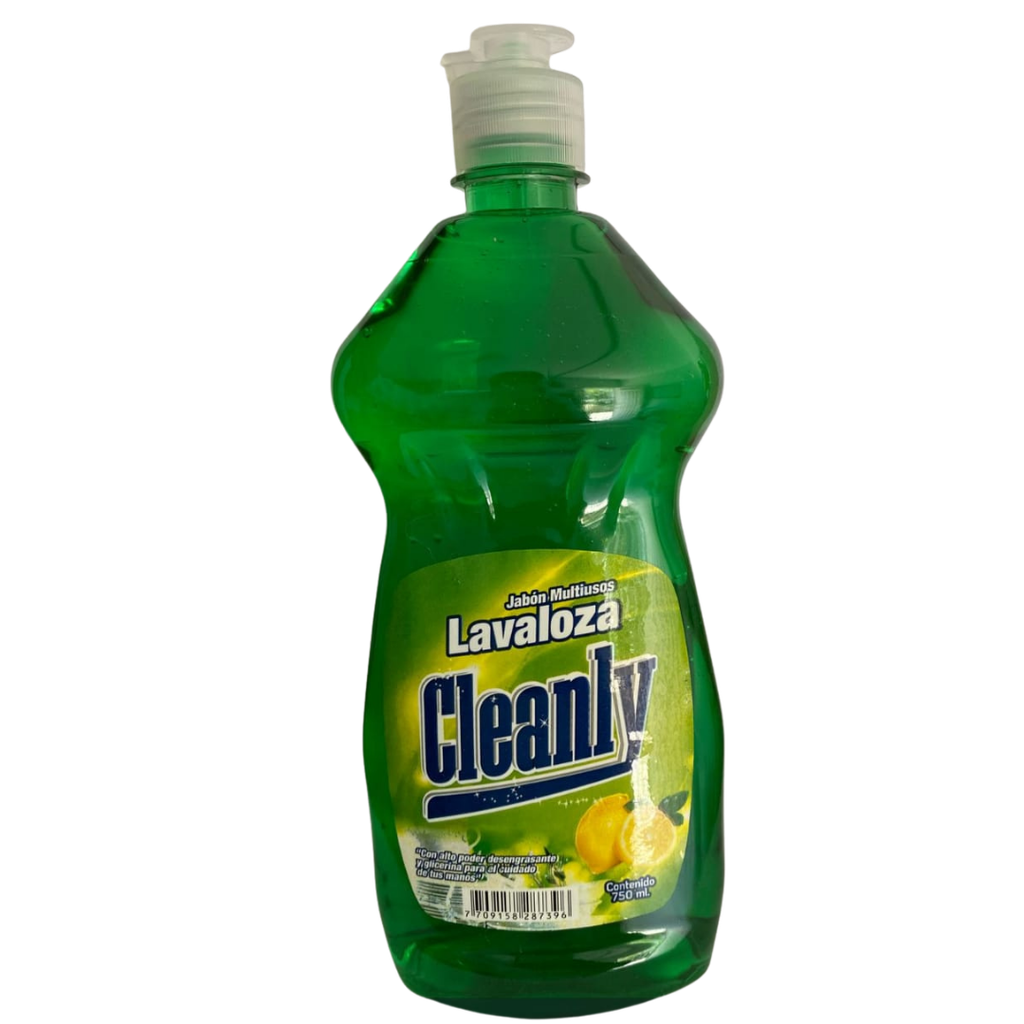 Lavaloza Líquido Limón CLeanly 750Ml