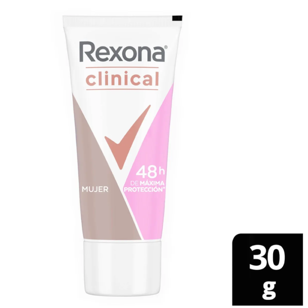 Desodorante Rexona Clinical Women Tubo Mini 30Gr