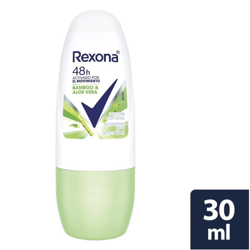 Desodorante Rexona Bamboo Roll-On Mini 30Ml