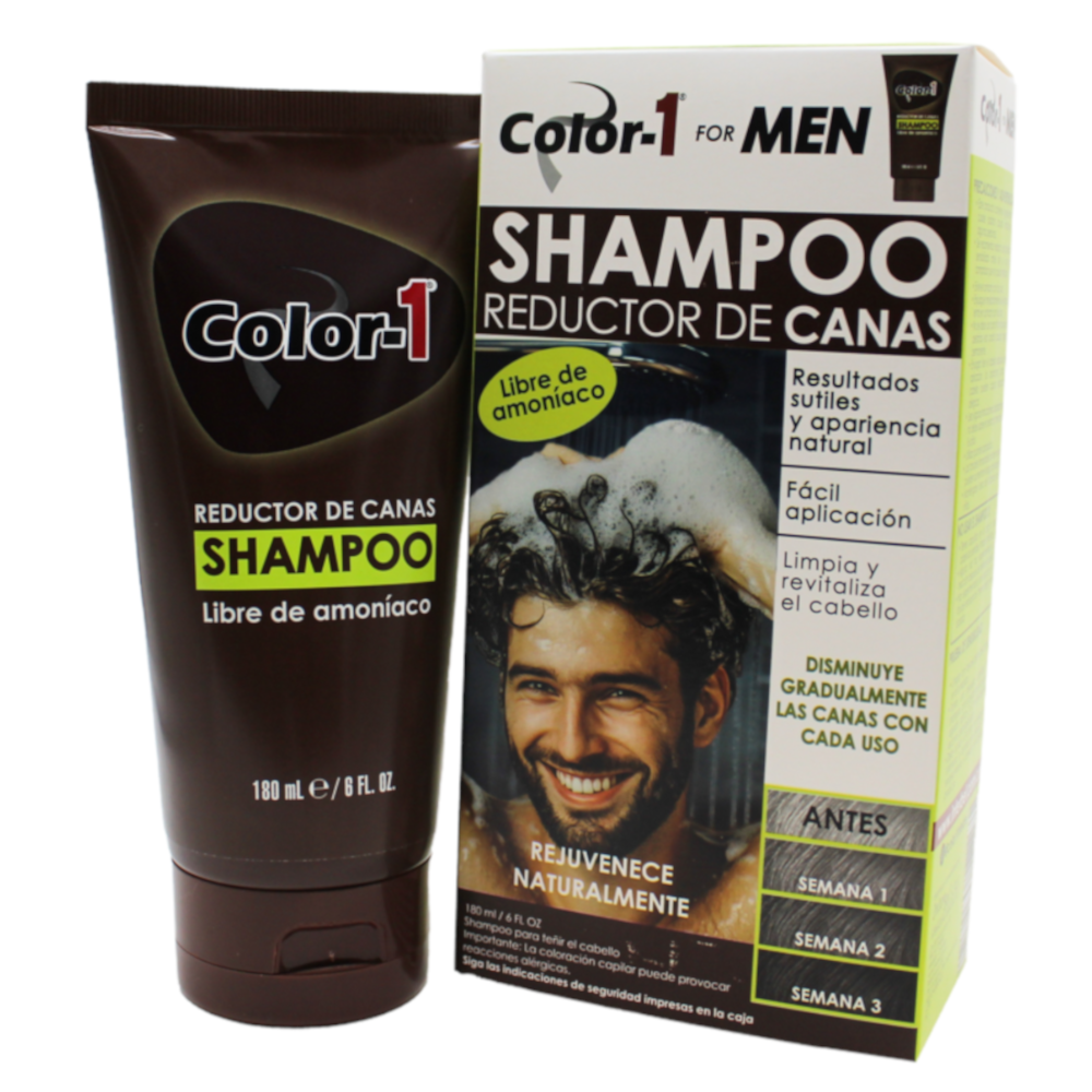 Shampoo Reductor De Canas Men Color-1 180Ml