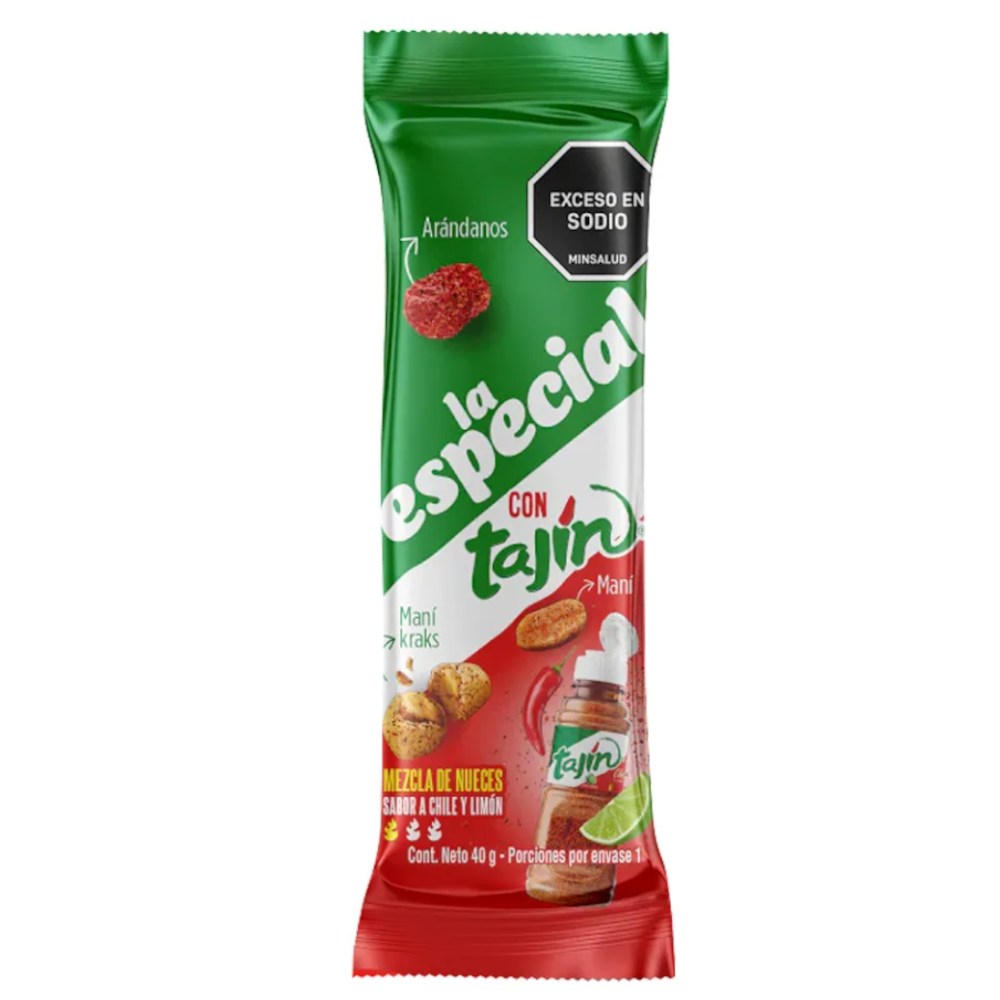 Maní La Especial Con Tajín 40Gr