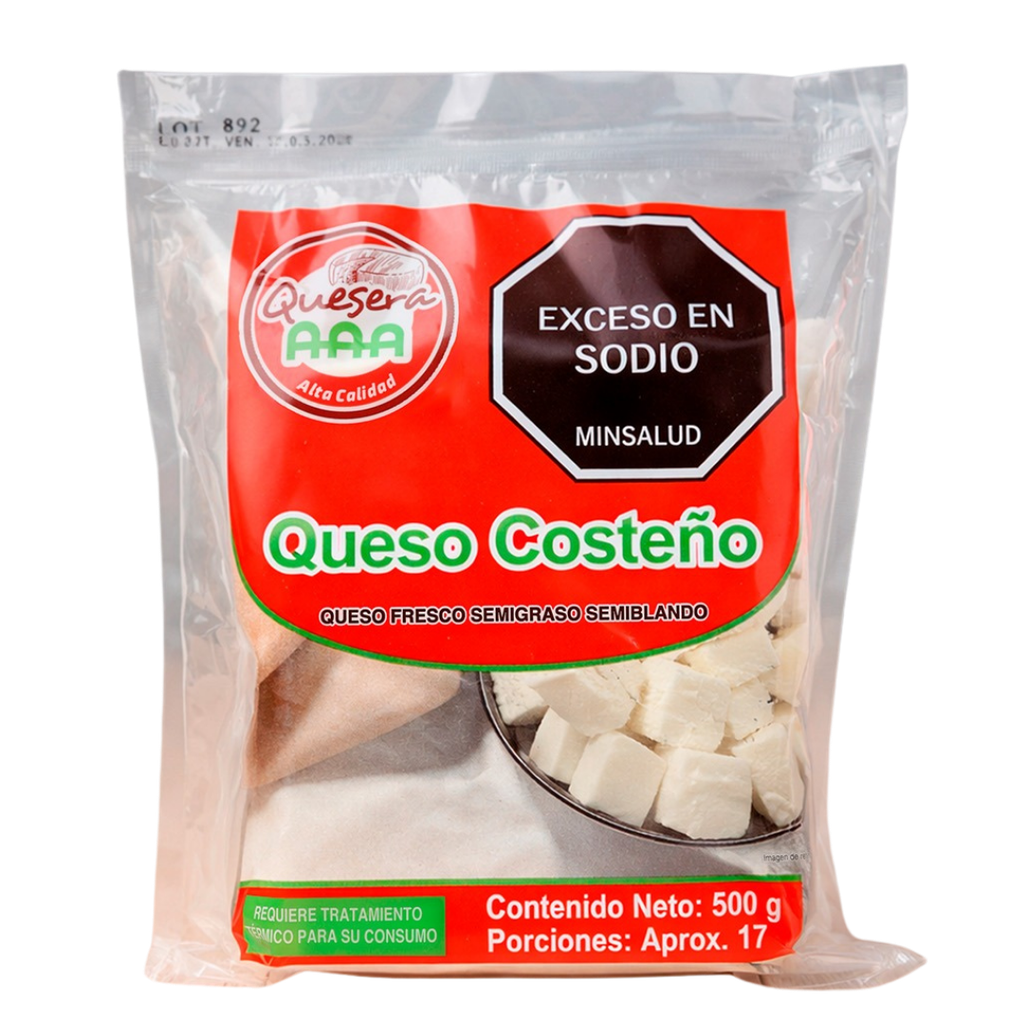 Queso Costeño Entero Quesera AAA 500Gr