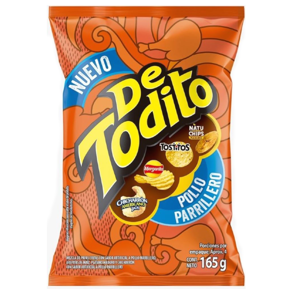 Detodito Pollo Parrillero 165Gr