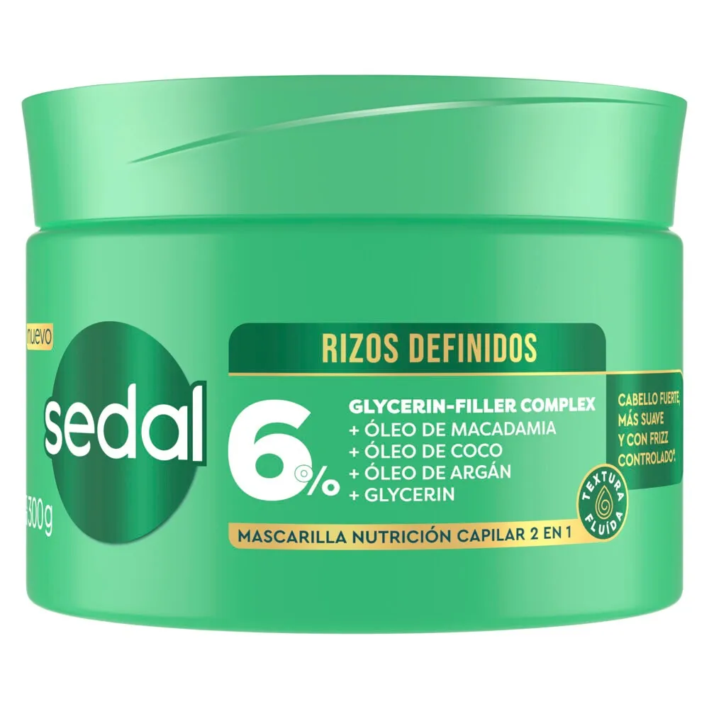 Tratamiento Mascarilla Rizos Definidos Sedal 300Gr