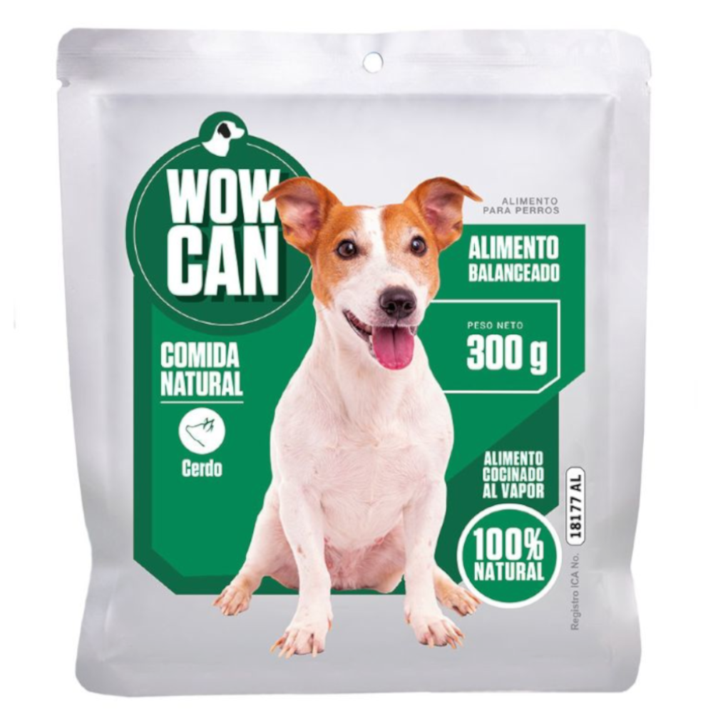 Alimento Para  Perros Cerdo Wow Can 300Gr