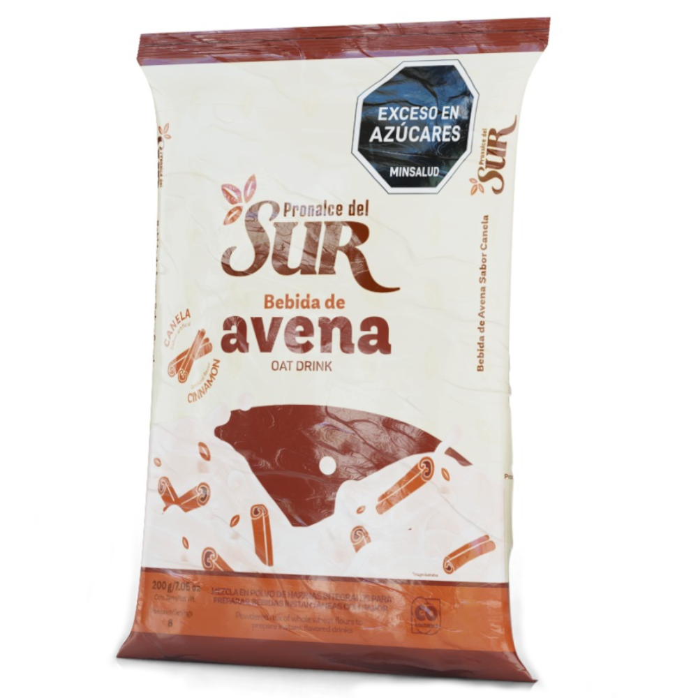 Avena En Polvo Del Sur Sabor Canela Bolsa 200Gr