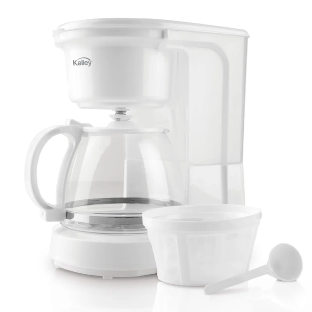 Cafetera Kalley Blanca 8 Tazas K-CM100K