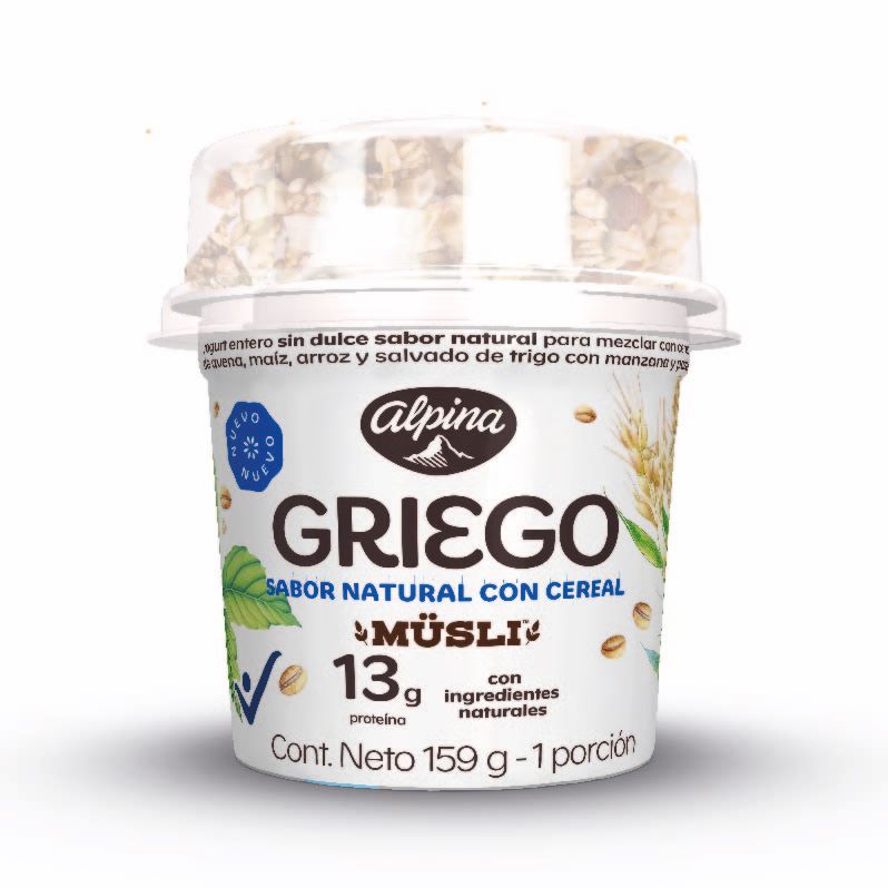 Yogurt Griego Cereal Musli Alpina 159Gr