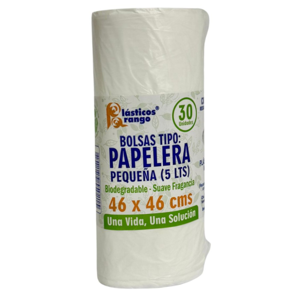 Bolsa Tipo Papelera Pequeña Plásticos Arango 46x46 Cms 30 Unidades
