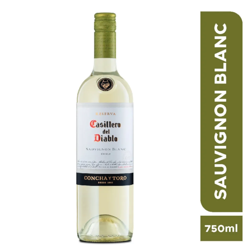 Vino Blanco Casillero Del Diablo Sauvignon  Botella 750Ml