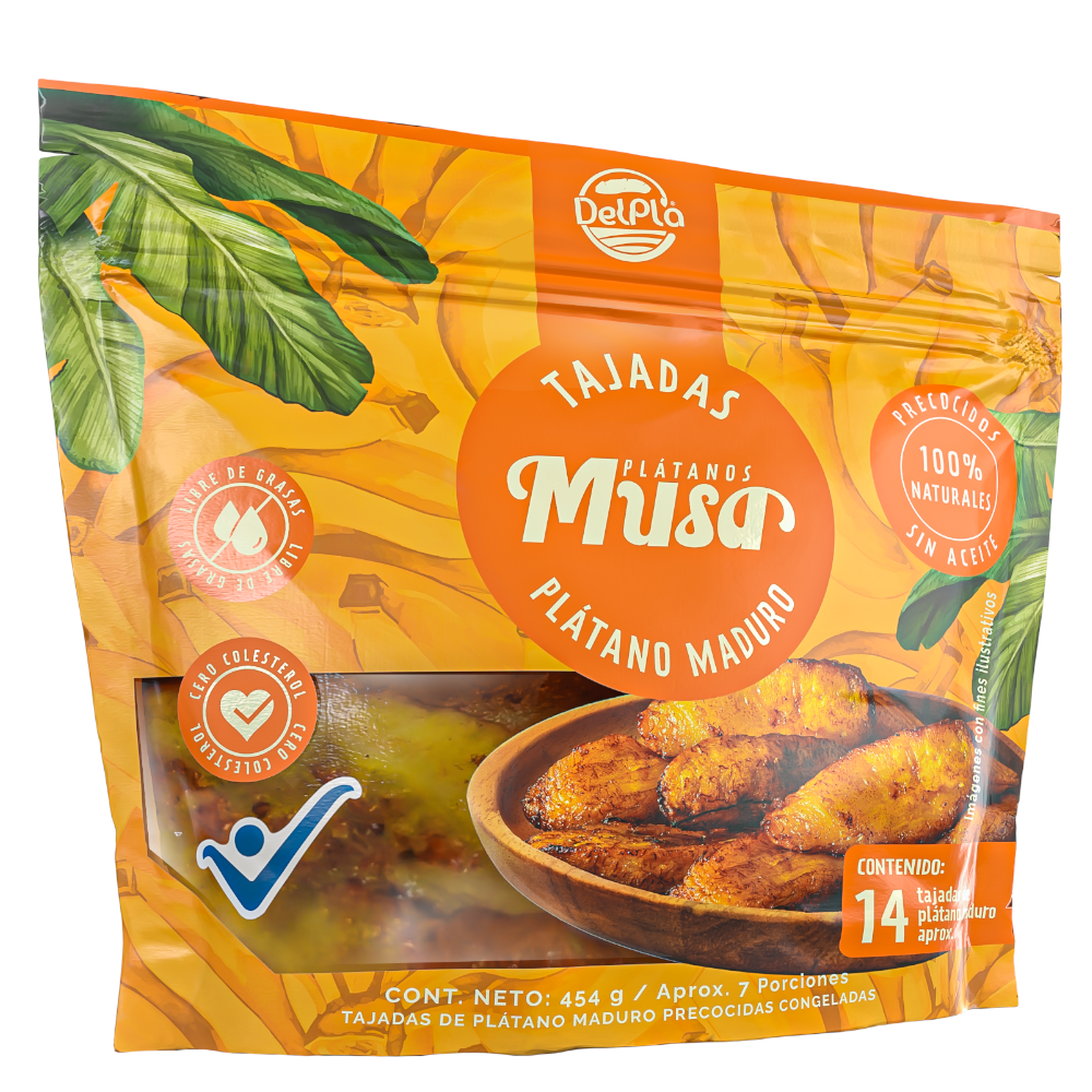 Tajadas De Plátano Maduro Musa 14 Unidades 454Gr