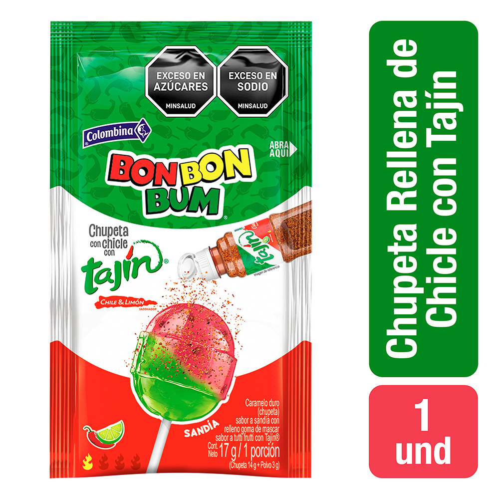 Bon Bon Bum Con Tajín Sadía 17Gr
