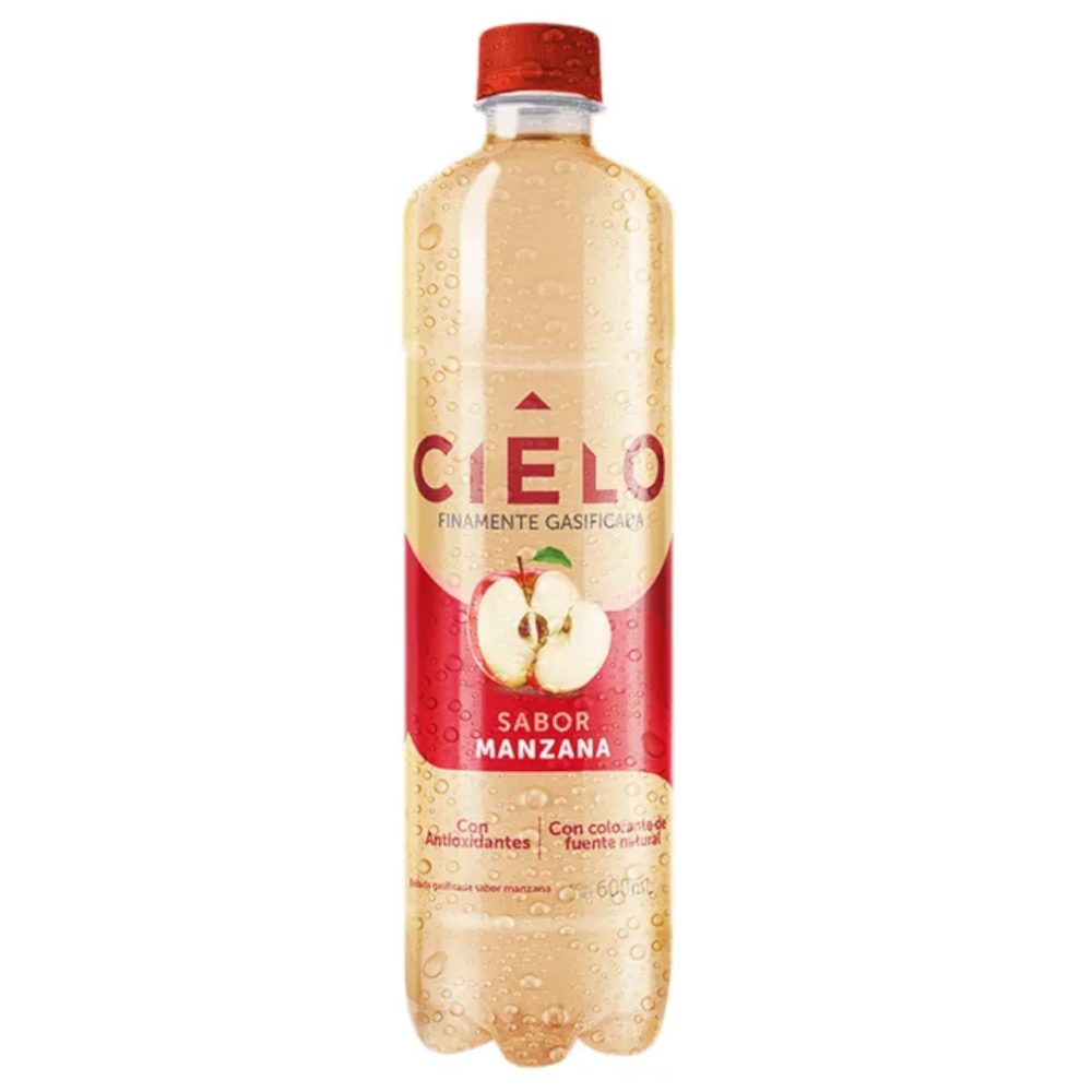 Agua Saborizada Cielo Manzana 620Ml