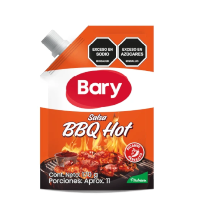 Salsa Bbq Hot Bary Doypack 170Gr