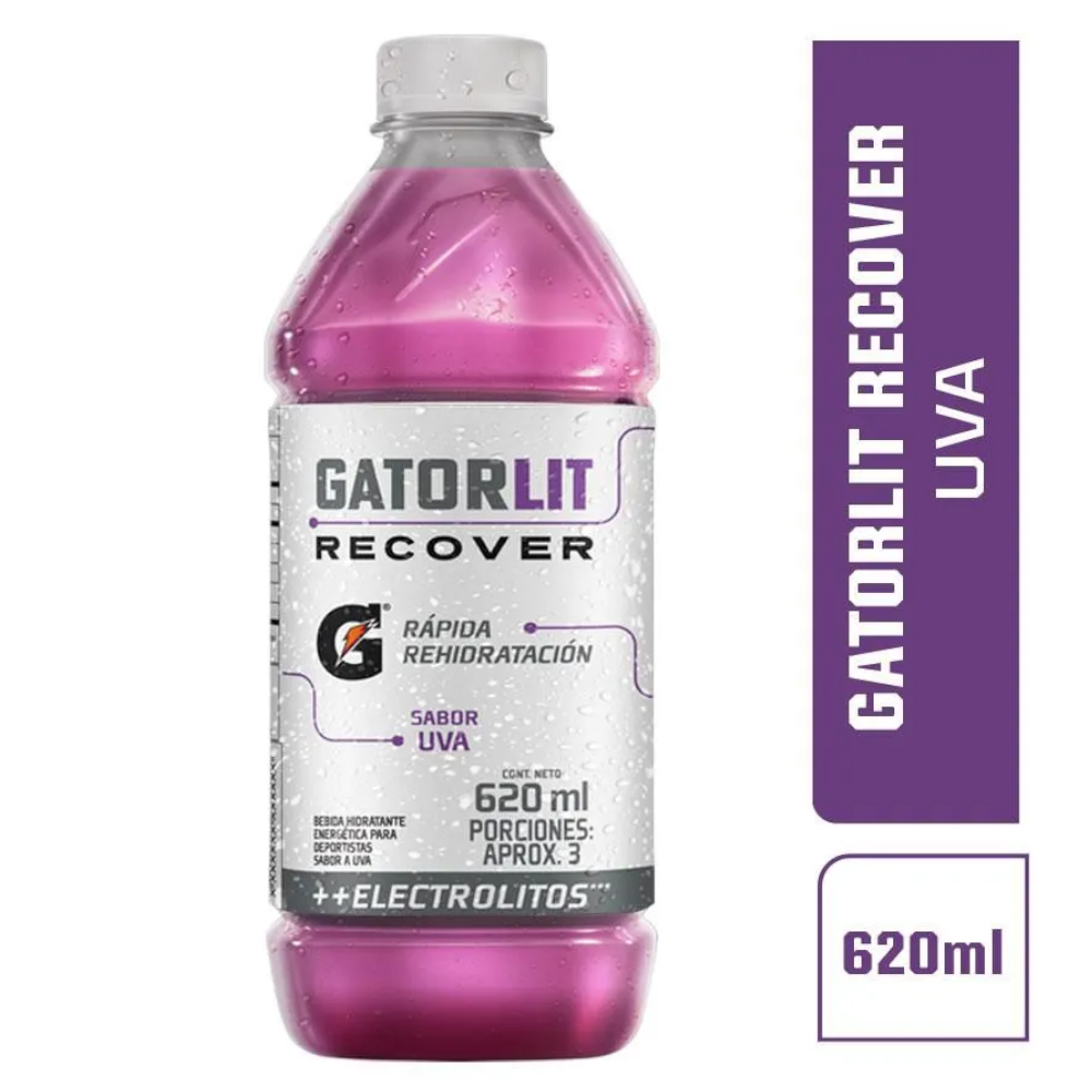 Bebida Hidratante Gatorlit Recover Uva 620Ml