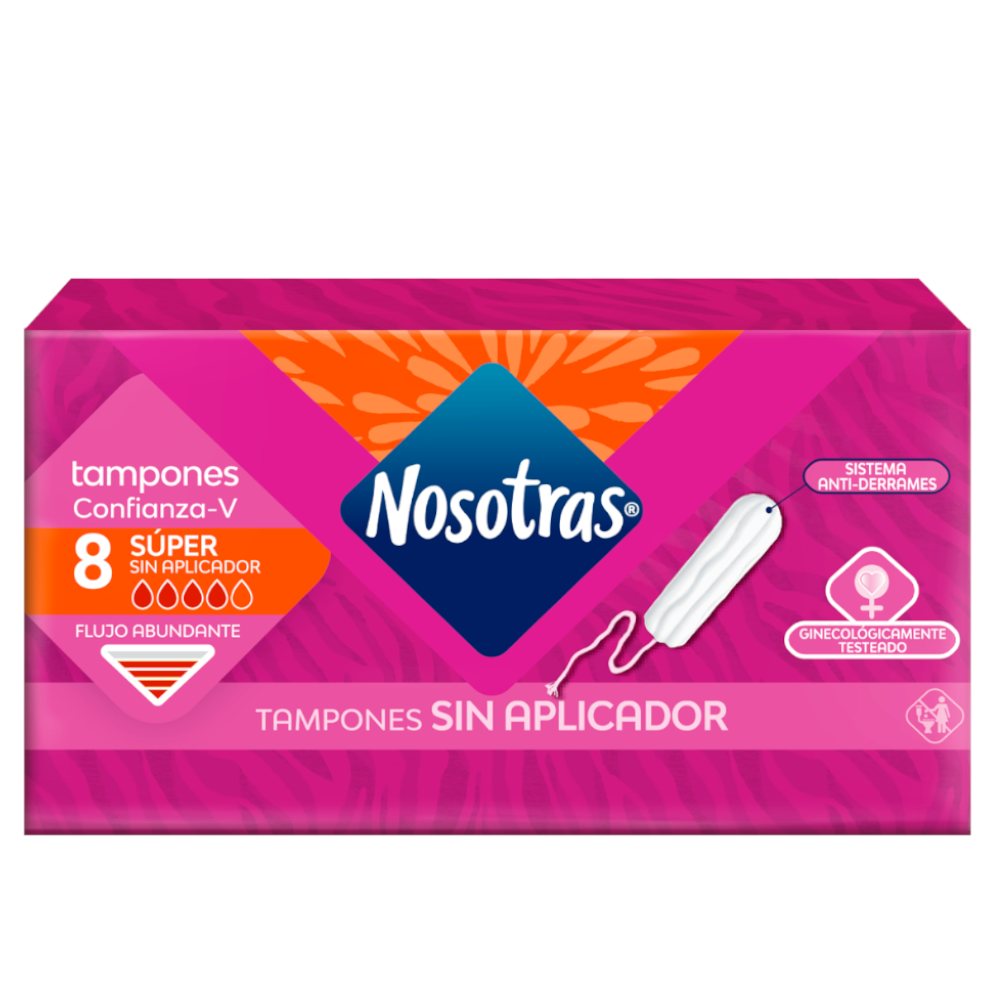 Tampones  Nosotras Digital Súper 8 Unidades