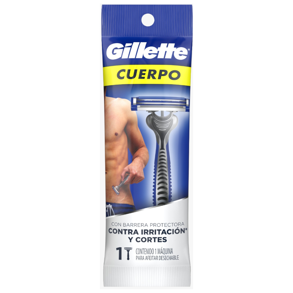 Maquina Afeitar Cuerpo Gillette 1 Unidad