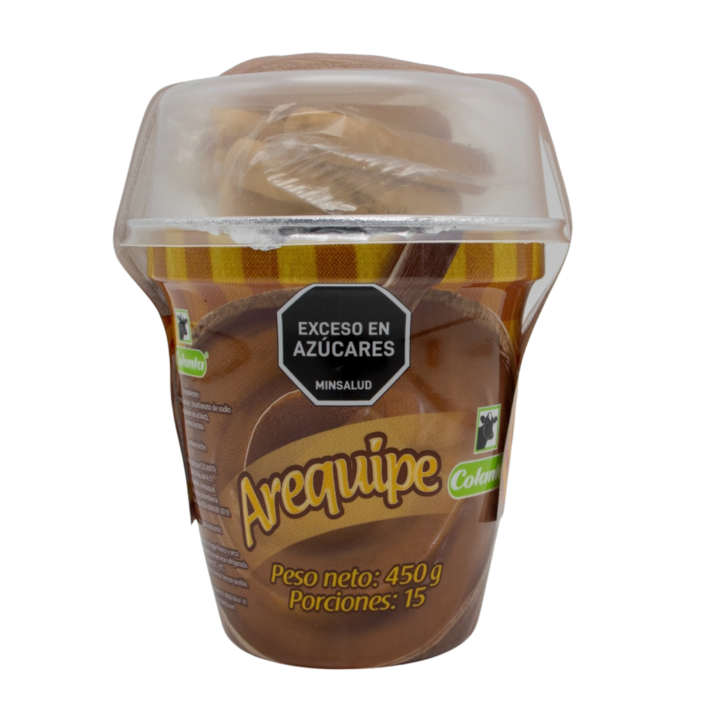 Arequipe Colanta 450Gr Gratis Palitroques