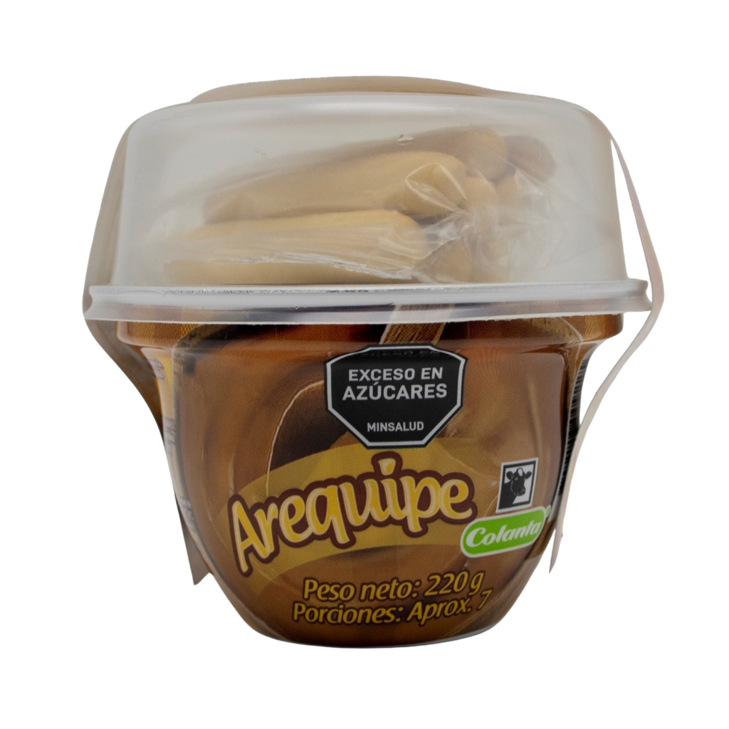 Arequipe Colanta 220Gr Gratis Palitroques