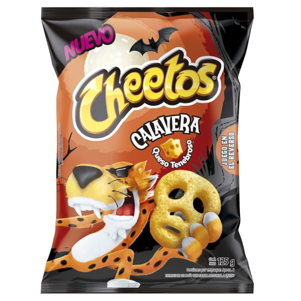 Cheetos Calavera Queso Tenebroso 125Gr