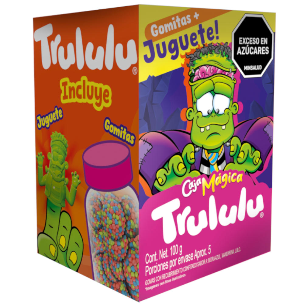 Gomitas Trululu + Juguete Caja Mágica 100Gr