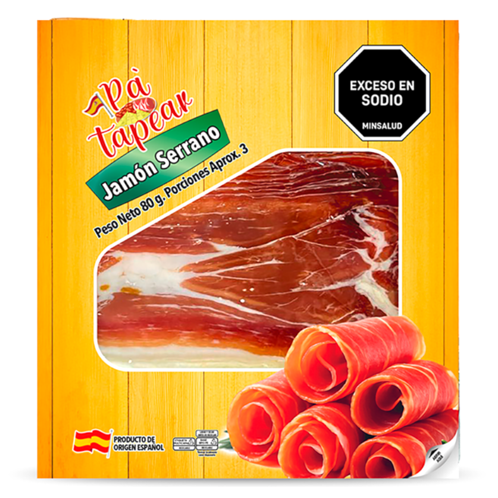 Jamón Serrano Pa Tapear 80Gr