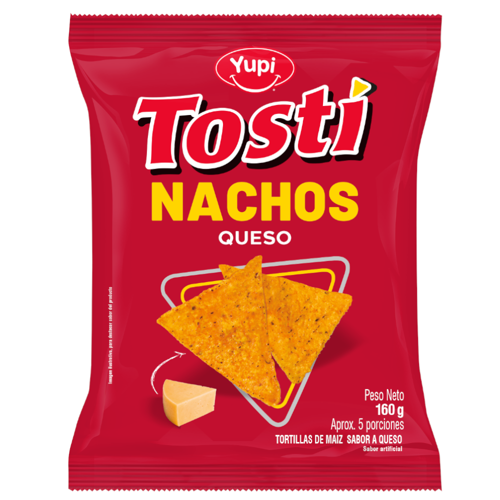 Tosti Nachos Queso Yupi 160Gr