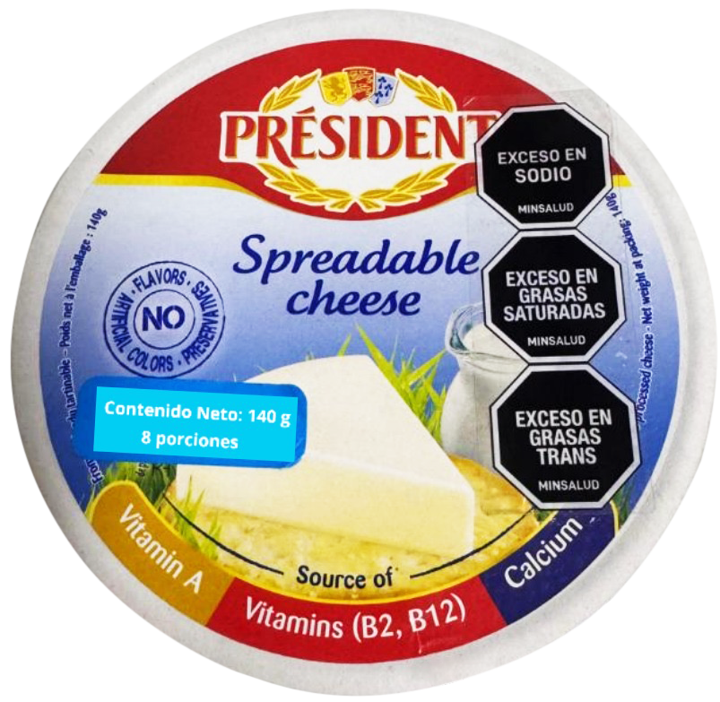 Queso Fundido Président 140Gr