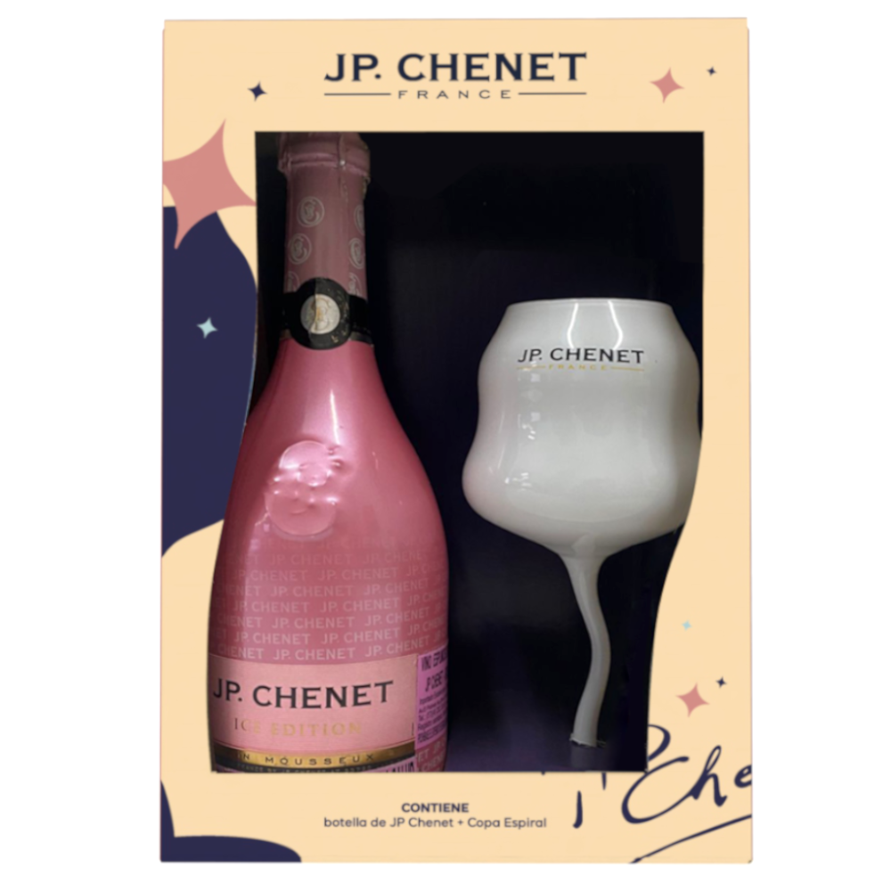 Vino Rosado Jp.Chenet Ice 750Ml + Copa Espiral