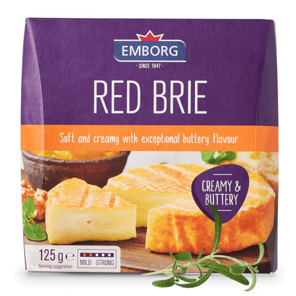 Queso Red Brie Emborg 125Gr