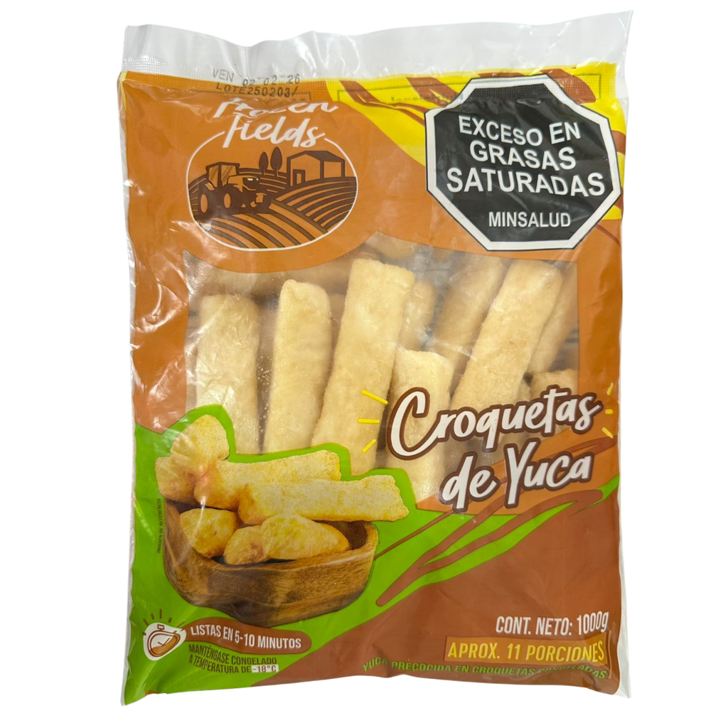 Croquetas De Yuca Frozen Fields 1000Gr