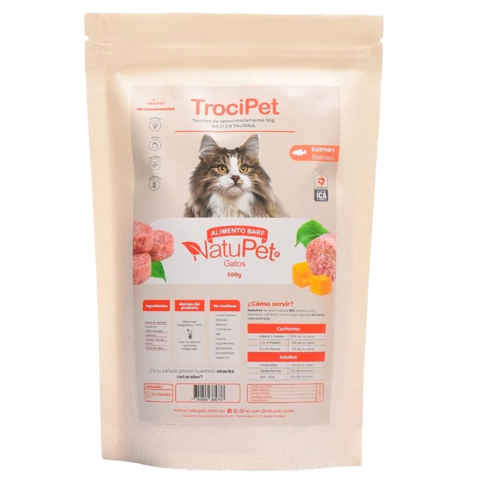 TrociPet Salmón NatuPet  Gatos 300Gr