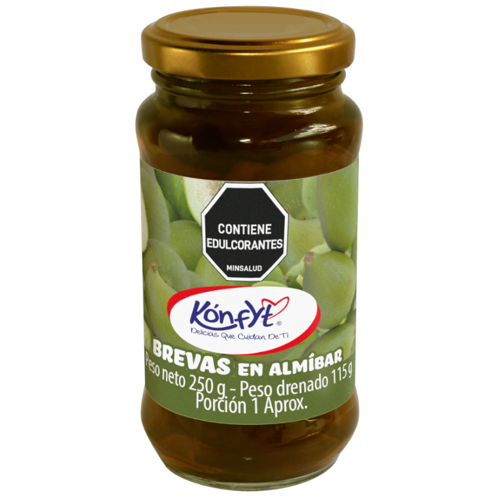 Brevas Almibar Konfyt Frasco 250Gr