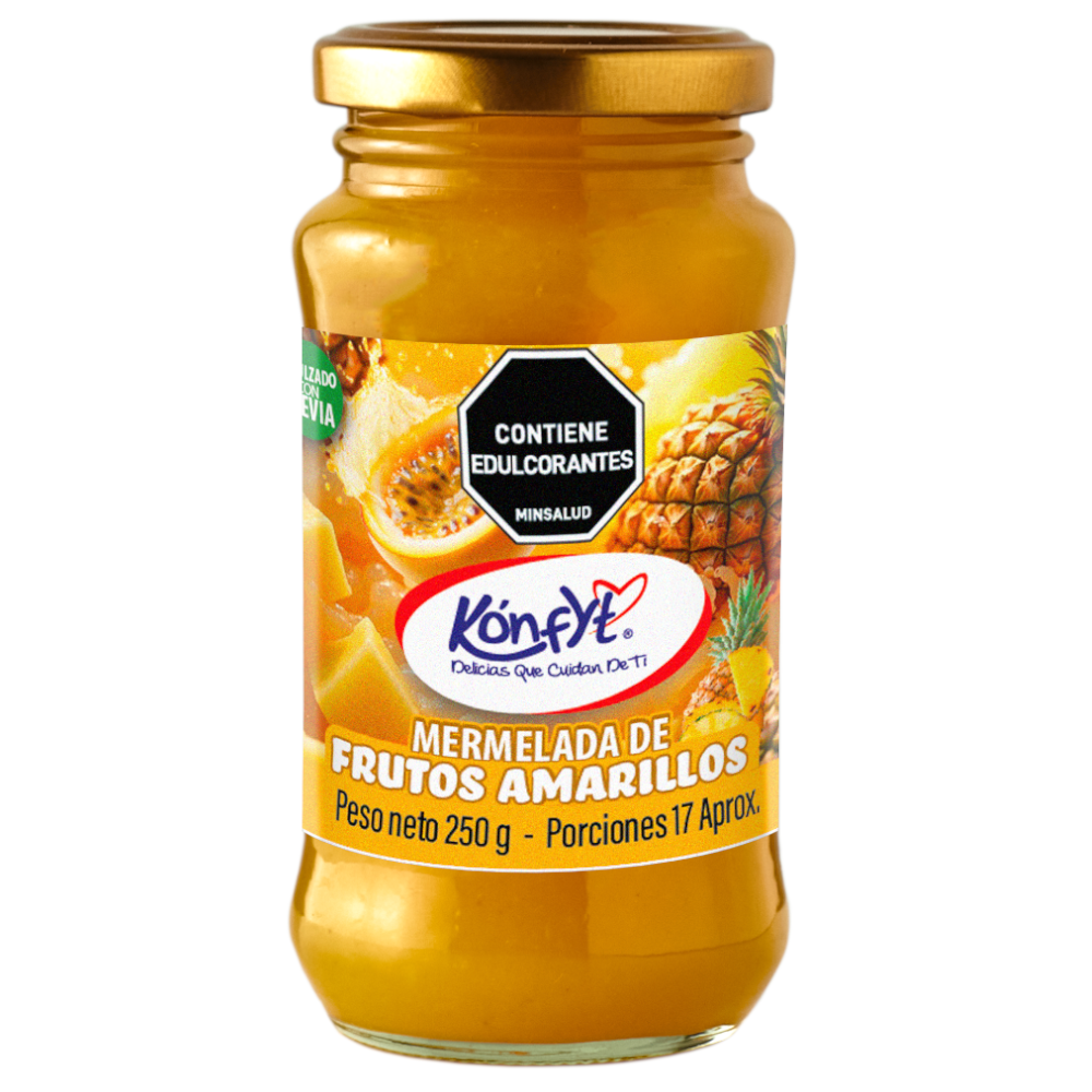 Mermelada Kónfyt Frutos Amarillos Sin Azúcar 250Gr