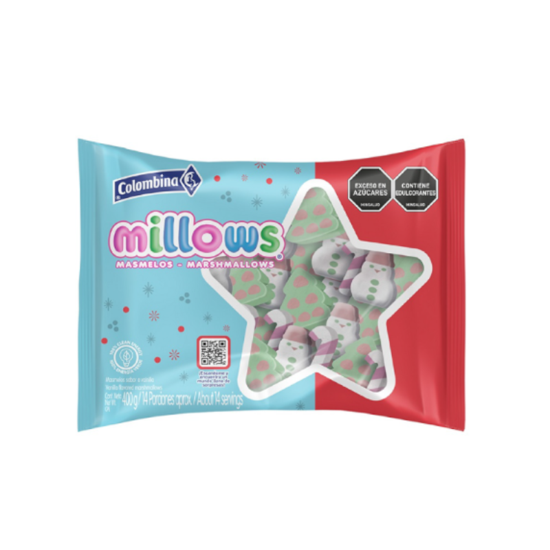 Masmelos Millows Navidad 400Gr