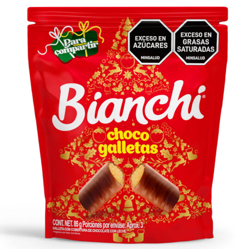 Choco Galletas Bianchi Navidad 85Gr