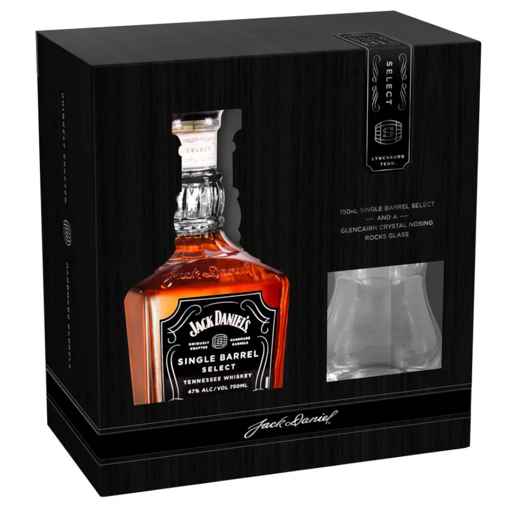 Estuche Whisky Jack  Daniel's  Single Barrel Select 700Ml + Vaso