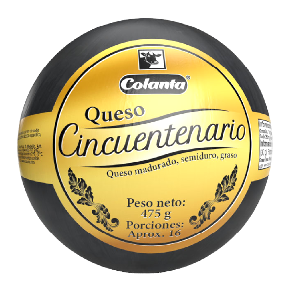 Queso Cincuentenario Colanta Navidad 475Gr