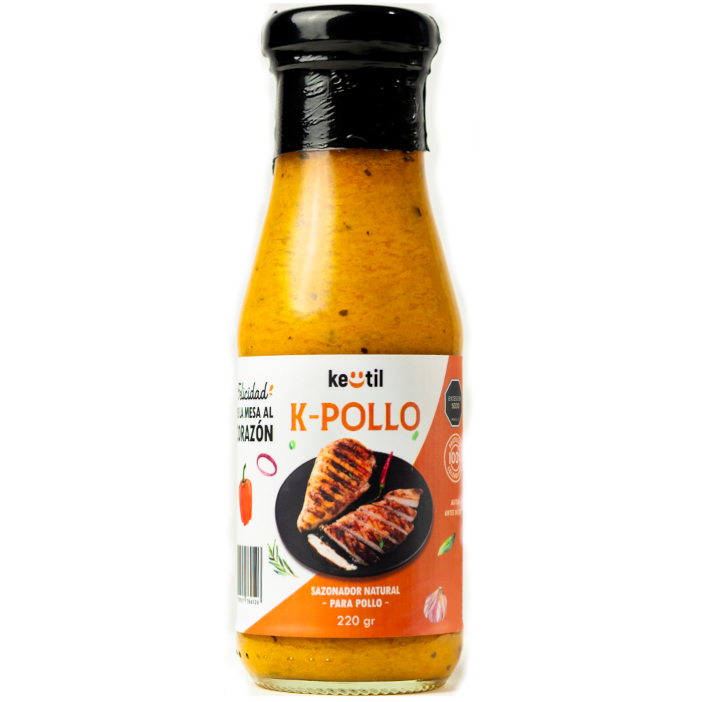 Sazonador Natural Para Pollo K-Pollo Keutil 220Gr