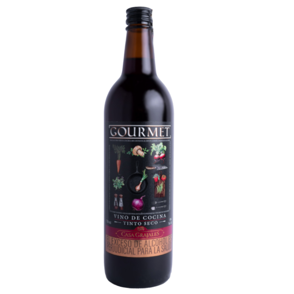 Vino Tinto Seco De Cocina Gourmet Casa Grajales 750Ml