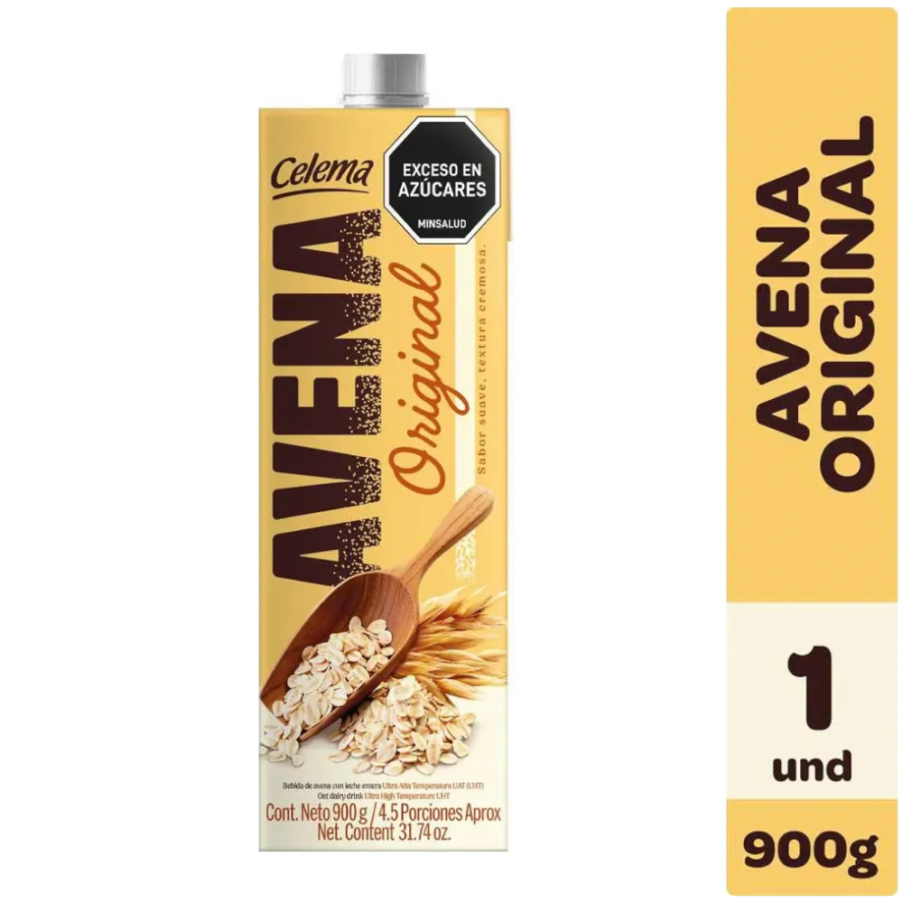 Avena Líquida Celema Original Tetrapack 900Ml