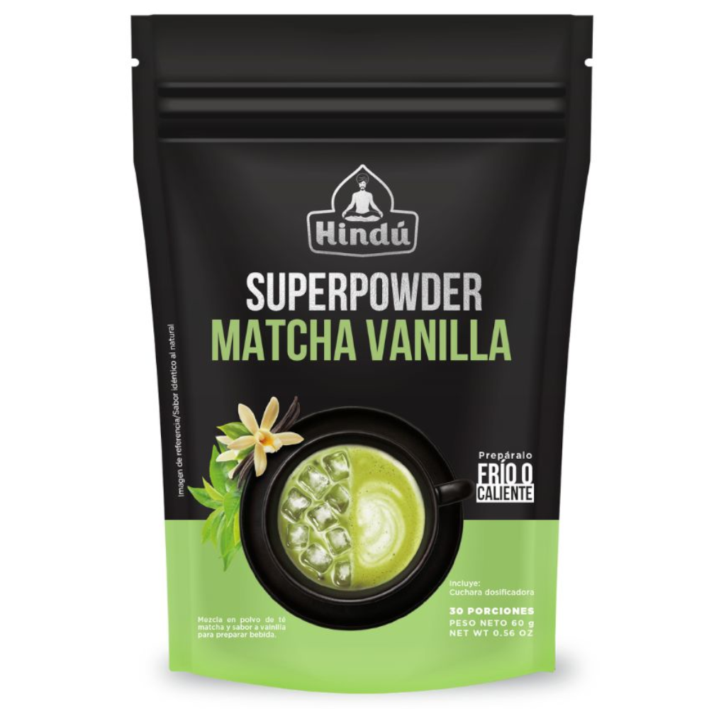 Té En Polvo Hindú Matcha Vanilla Superpowder 60Gr