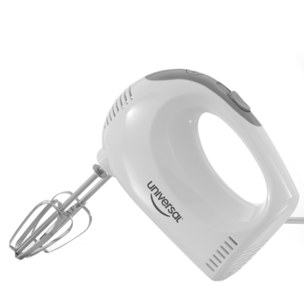 Batidora Universal Eléctrica  Blanca 5 Velocidades