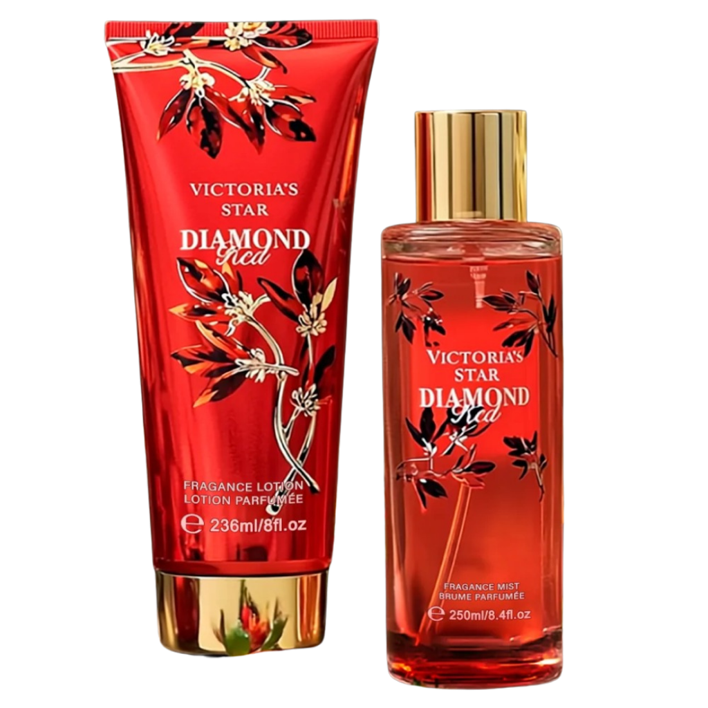 Splash Victoria's Secret Diamond Red 250Ml + Crema 236Ml