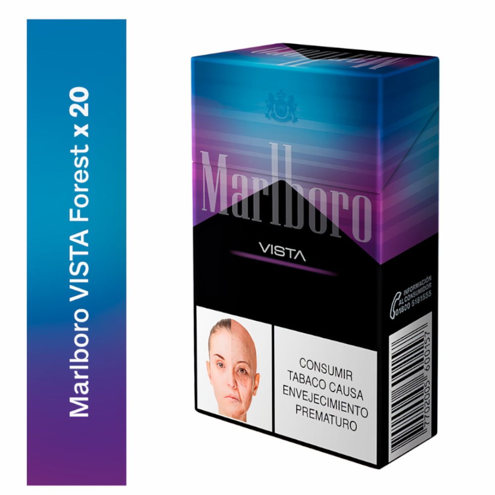 Cigarrillo Marlboro Vista Morado 20 Unidades