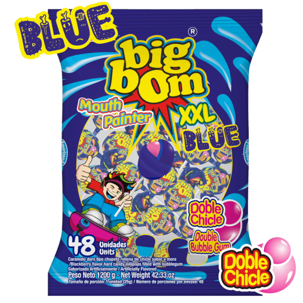 Big Bom Americandy Pinta Labios 48 Unidades 1200Gr