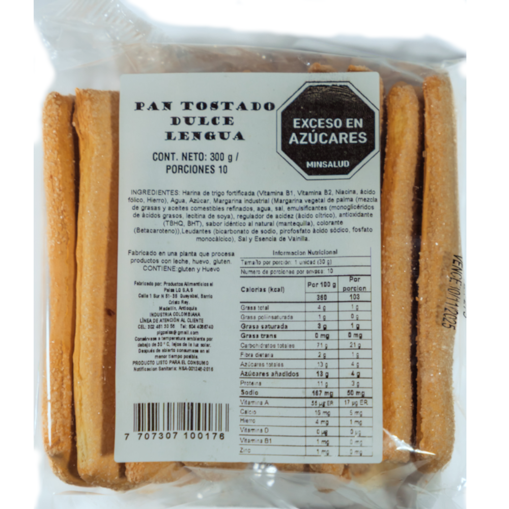 Lenguas Dulces El Paisa 300Gr